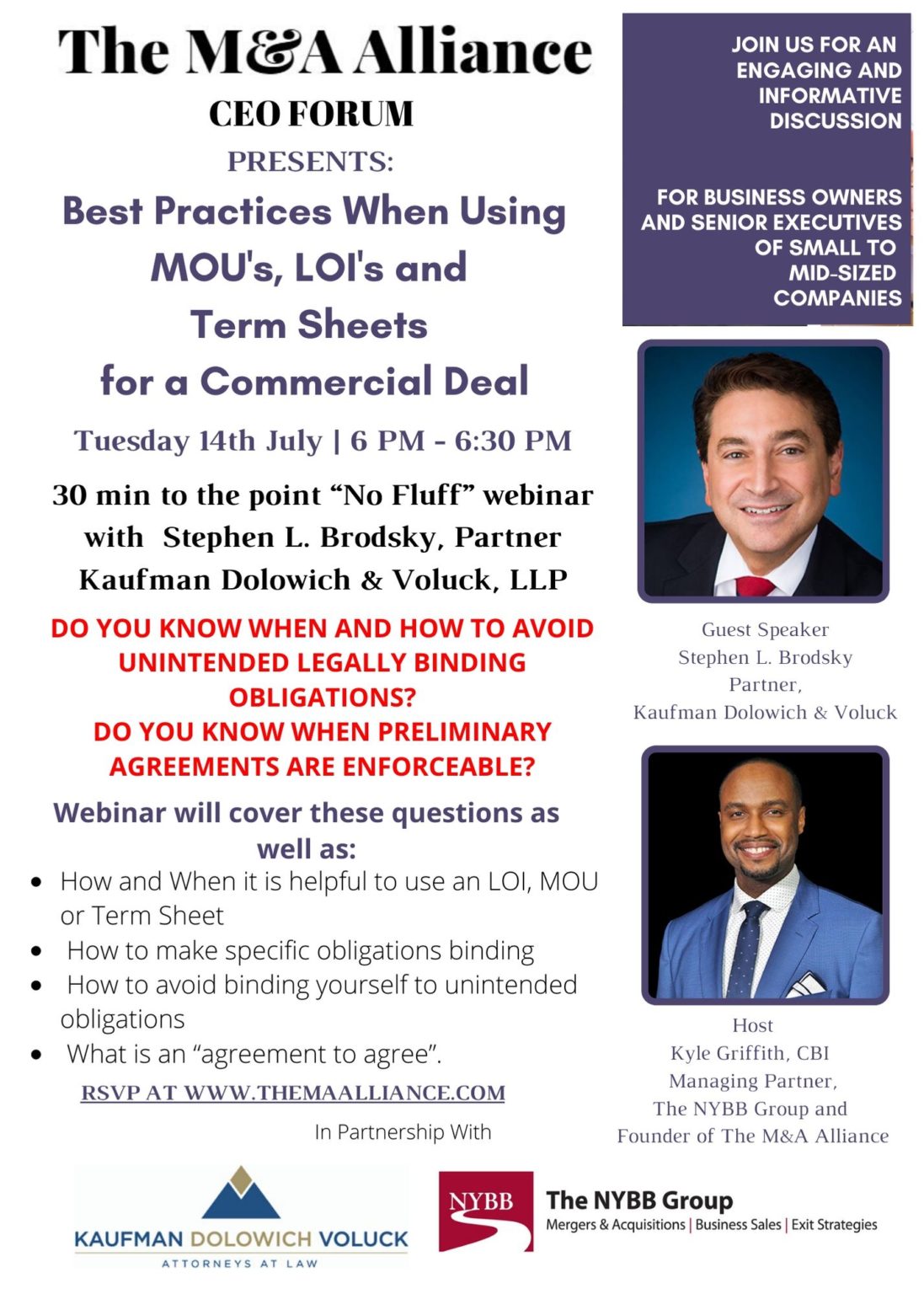 Best Practices When Using MOU's, LOI's and Term Sheets Eminae